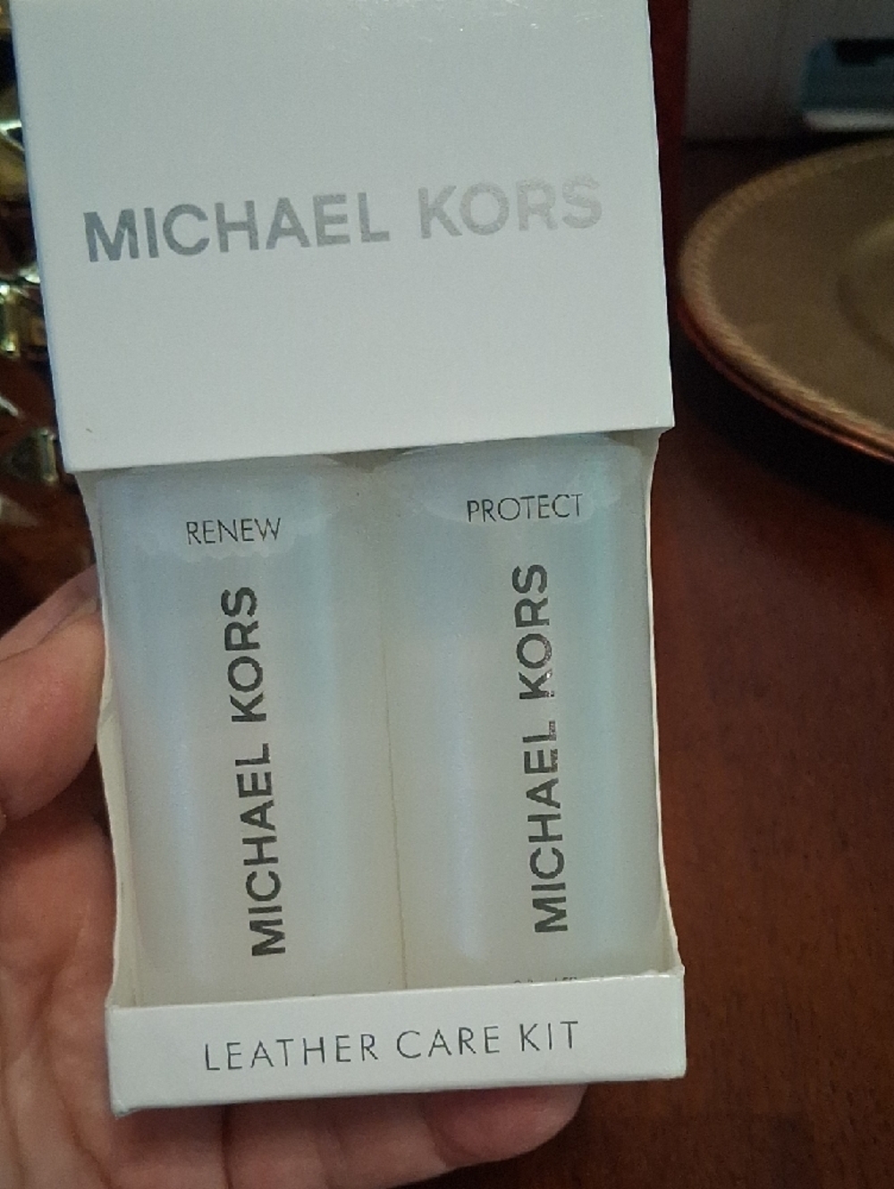 Michael Kors Leather Care Duo - White, Translucent